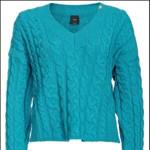 Pinko Deer Jersey Viscose Stretch M Henley Shirt for Women